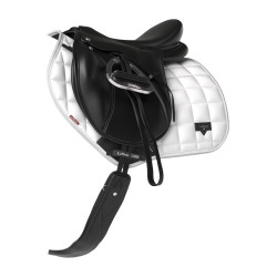 Tapis de selle LeMieux Loire Close Contact Square CSO Blanc ancien modèle