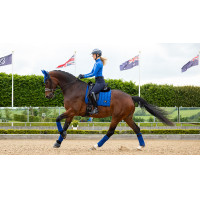 Tapis de selle LeMieux Loire Dressage Square Benetton Bleu Tapis de selle LeMieux Loire Dressage Square Benetton Bleu
