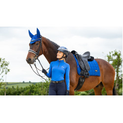 Tapis de selle LeMieux Loire Dressage Square Benetton Bleu Tapis de selle LeMieux Loire Dressage Square Benetton Bleu