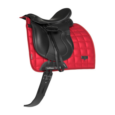 Tapis de selle LeMieux Loire Dressage Square Chilli Rouge
