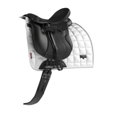 Tapis de selle LeMieux Loire Dressage Square Blanc