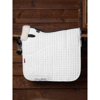 Tapis Amortisseur LeMieux Merino+ Lined Dressage Square Blanc / blanc Tapis Amortisseur LeMieux Merino+ Lined Dressage Square Blanc / blanc
