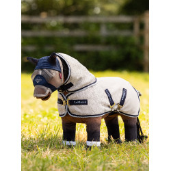 Chemise anti-mouches pour jouet Mini Poney LeMieux Gris / marine