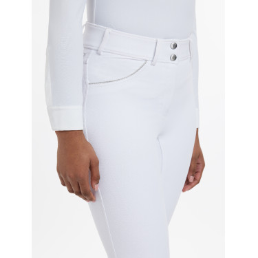 Pantalon LeMieux Lottie fond intégral grip Blanc Pantalon LeMieux Lottie fond intégral grip Blanc