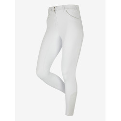 Pantalon LeMieux Lottie fond intégral grip Blanc