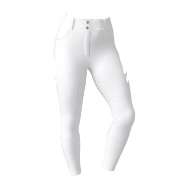 Pantalon LeMieux Lottie fond intégral grip Blanc