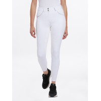 Pantalon LeMieux Lottie fond intégral suédine Blanc