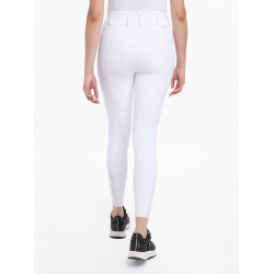 Pantalon LeMieux Lottie fond intégral suédine Blanc Pantalon LeMieux Lottie fond intégral suédine Blanc