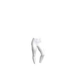 Pantalon LeMieux Lottie fond intégral suédine Blanc Pantalon LeMieux Lottie fond intégral suédine Blanc