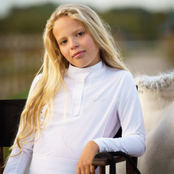 Chemise de concours HV Polo Laura kids Blanc Chemise de concours HV Polo Laura kids Blanc