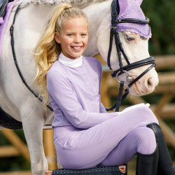 Chemise de concours HV Polo Laura kids Violet Chemise de concours HV Polo Laura kids Violet