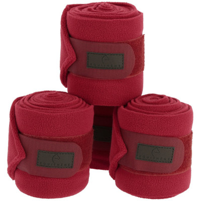 Bandes de polo Equithème par 4 Rouge