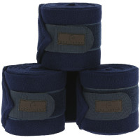 Bandes de polo Equithème par 4 Marine