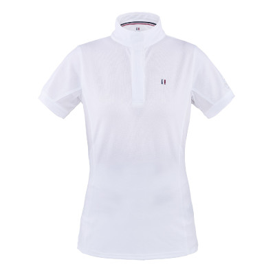 Chemise de concours manches courtes femme Classic Kingsland Blanc