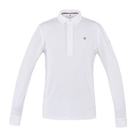 Chemise de concours manches longues homme Classic Kingsland Blanc