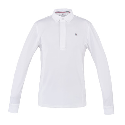 Chemise de concours manches longues homme Classic Kingsland Blanc