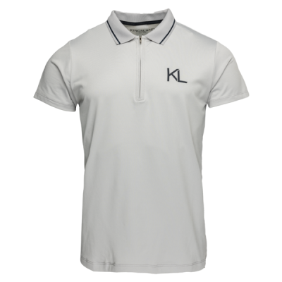 Polo piqué homme KLjopo Kingsalnd Gris clair