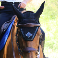 Bonnet Jump'In Noir / bleu roi Bonnet Jump'In Noir / bleu roi