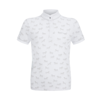 Polo de concours Mini Bella LeMieux Blanc
