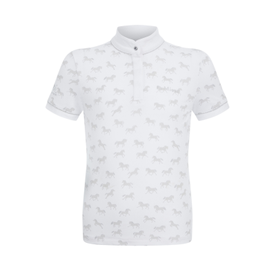 Polo de concours Mini Bella LeMieux Blanc
