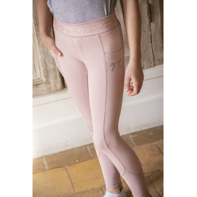 Pantalon Pull On Eden by Pénélope Delphe Rose poudré