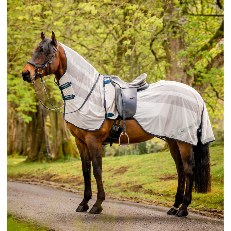 Couvre-reins Horseware anti-mouches Fluo Amigo Flyrider 0g