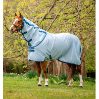 Couverture anti-mouches Horseware Amigo Bug Rug 0g Bleu azure / marine / bleu électrique