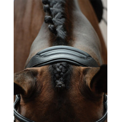 Bridon anatomique Collegiate ComFiTec Vogue Noir Bridon anatomique Collegiate ComFiTec Vogue Noir
