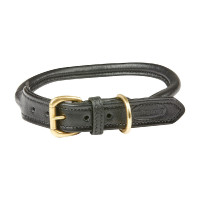 Collier pour chien Weatherbeeta cuir rond Noir Collier pour chien Weatherbeeta cuir rond Noir