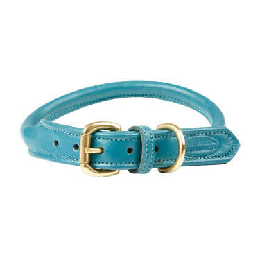 Collier pour chien Weatherbeeta cuir rond Bleu sarcelle Collier pour chien Weatherbeeta cuir rond Bleu sarcelle