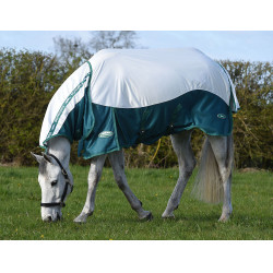 Couverture anti-mouches Weatherbeeta Green-Tec Combo Blanc / bleu libellule Multi-couleurs Couverture anti-mouches Weatherbeeta Green-Tec Combo Blanc / bleu libellule Multi-couleurs