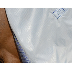 Couverture anti-mouches WeatherBeeta ComFiTec Ripshield Plus Blanc / bleu Couverture anti-mouches WeatherBeeta ComFiTec Ripshield Plus Blanc / bleu