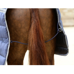 Couverture d'écurie Weatherbeeta Combo Channel Quilt II Bleu foncé / gris / blanc Couverture d'écurie Weatherbeeta Combo Channel Quilt II Bleu foncé / gris / blanc