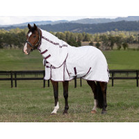 Couverture d'été Weatherbeeta Hybrid combo Blanc / marron