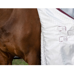 Couverture d'été Weatherbeeta Hybrid combo Blanc / marron