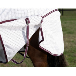 Couverture d'été Weatherbeeta Hybrid combo Blanc / marron