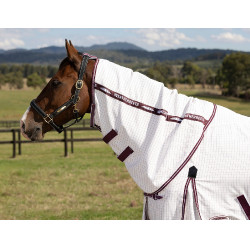 Couverture d'été Weatherbeeta Hybrid combo Blanc / marron