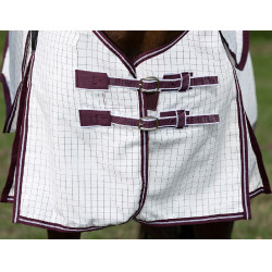 Couverture d'été Weatherbeeta Hybrid combo Blanc / marron