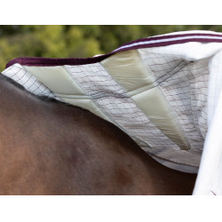 Couverture d'été Weatherbeeta Hybrid combo Blanc / marron