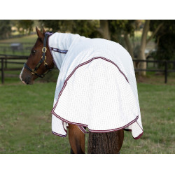 Couverture d'été Weatherbeeta Hybrid combo Blanc / marron