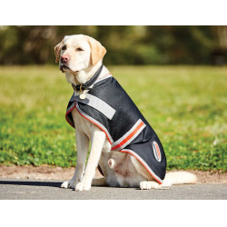 Couverture pour chien Weatherbeeta ComFiTec 1200D Therapy-Tec Noir / argent / rouge Couverture pour chien Weatherbeeta ComFiTec 1200D Therapy-Tec Noir / argent / rouge