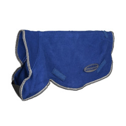 Couverture pour chien Weatherbeeta Deluxe ComFiTec Bleu foncé / gris / blanc