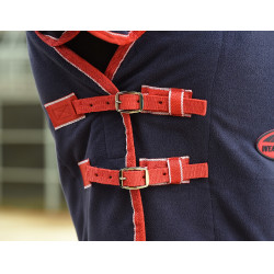 Couverture séchante polaire Combo Weatherbeeta Bleu marine / rouge / blanc Couverture séchante polaire Combo Weatherbeeta Bleu marine / rouge / blanc