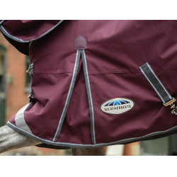 Couverture 0g Weatherbeeta avec Cou ComFiTec Plus Dynamic II Bordeaux / gris / blanc Couverture 0g Weatherbeeta avec Cou ComFiTec Plus Dynamic II Bordeaux / gris / blanc