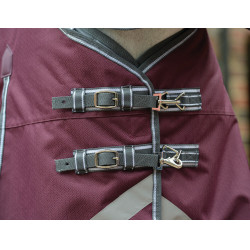 Couverture 0g Weatherbeeta avec Cou ComFiTec Plus Dynamic II Bordeaux / gris / blanc Couverture 0g Weatherbeeta avec Cou ComFiTec Plus Dynamic II Bordeaux / gris / blanc