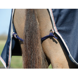 Couvre-reins carré Weatherbeeta doublé polaire Essentiel Bleu marine / argent / rouge Couvre-reins carré Weatherbeeta doublé polaire Essentiel Bleu marine / argent / rouge