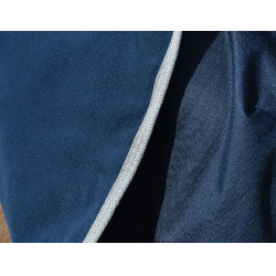 Couvre-reins carré Weatherbeeta doublé polaire Essentiel Bleu marine / argent / rouge Couvre-reins carré Weatherbeeta doublé polaire Essentiel Bleu marine / argent / rouge