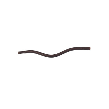 Frontal Collegiate en vague cuir IV Marron