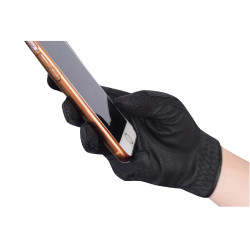 Gants Dublin en maille Noir Gants Dublin en maille Noir