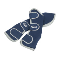 Guêtres de transport Weatherbeeta Wide Tab Bleu marine / argent